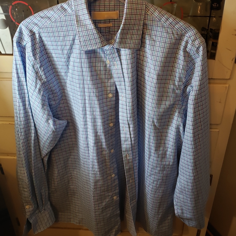 Michael Kors Button Down Non-Iron Shirt 16.5 34-35